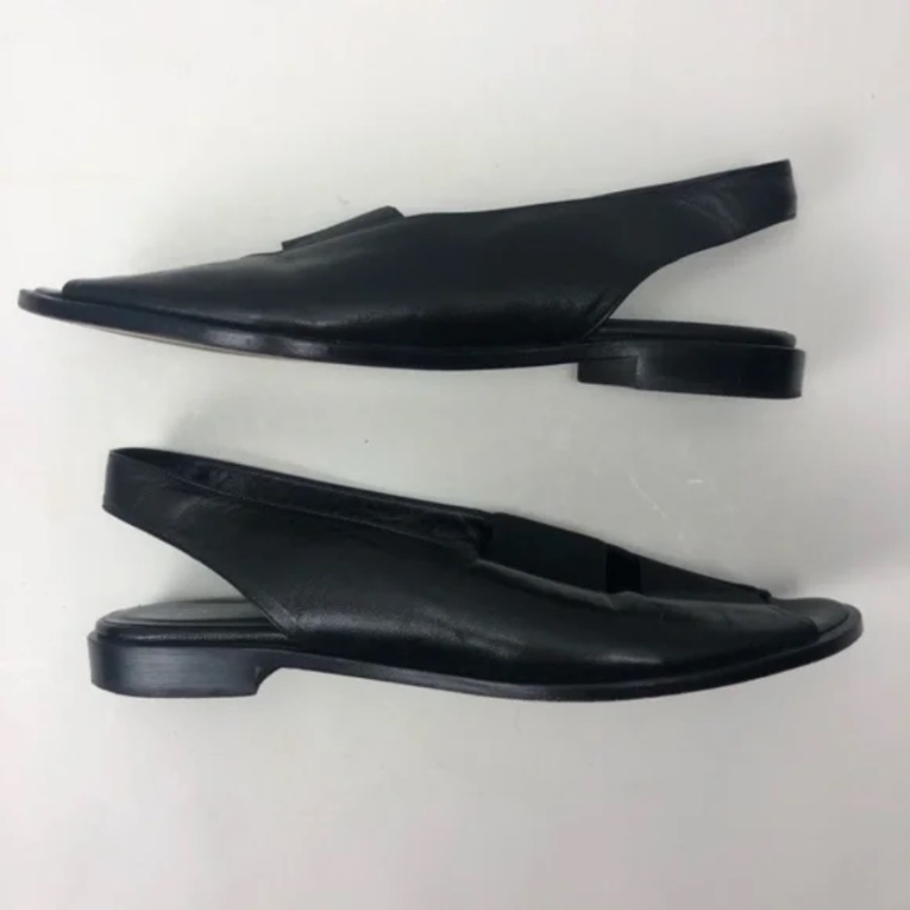 Panara Flat Sandal with Sling Black 7.5 - Picture 3 of 14